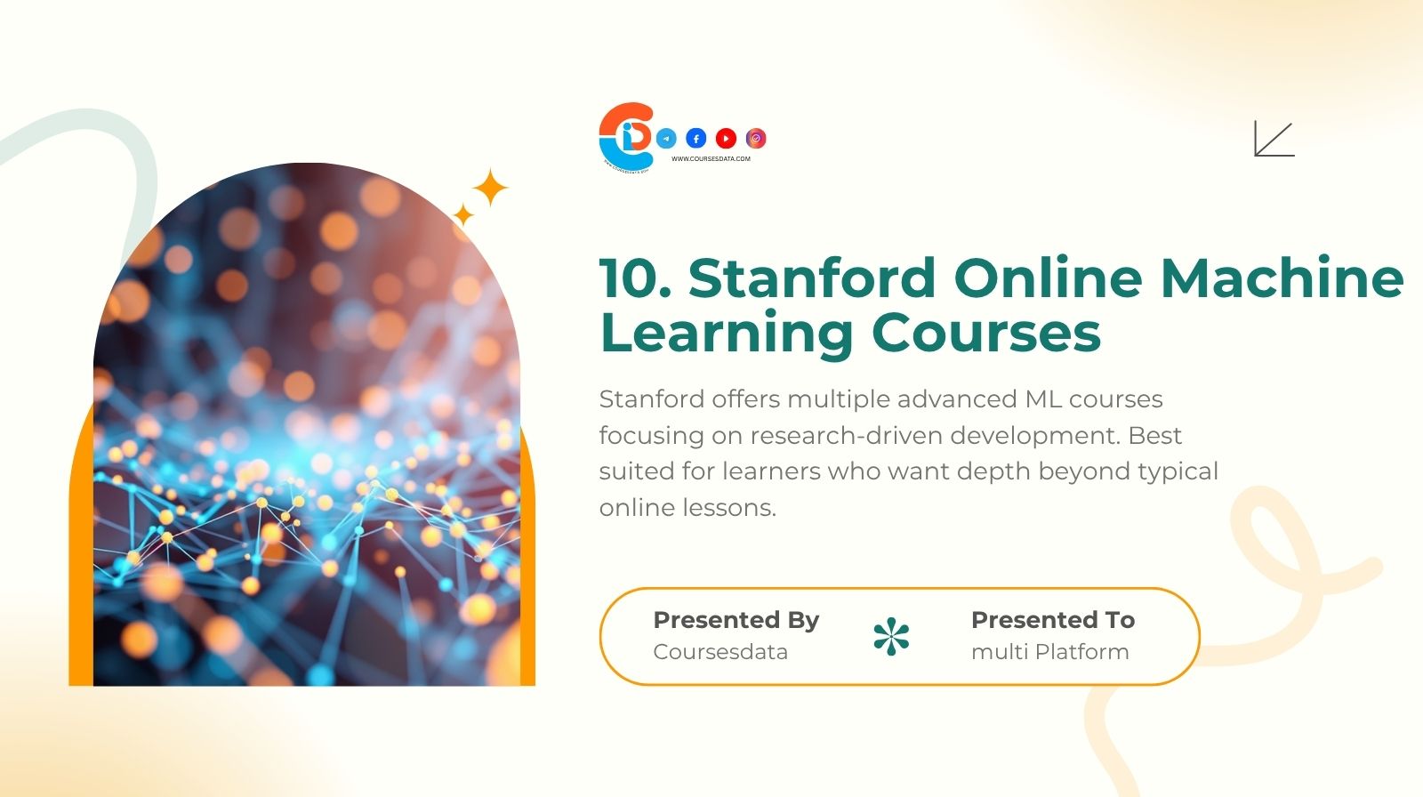 10. Stanford Online Machine Learning Courses