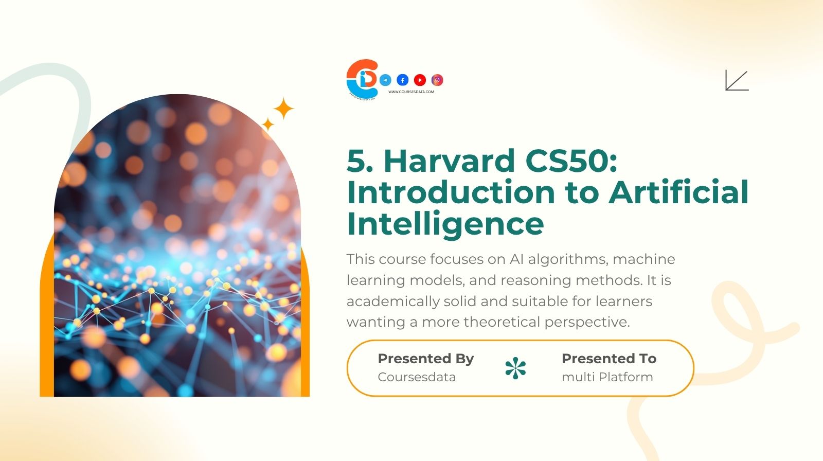 5. Harvard CS50: Introduction to Artificial Intelligence