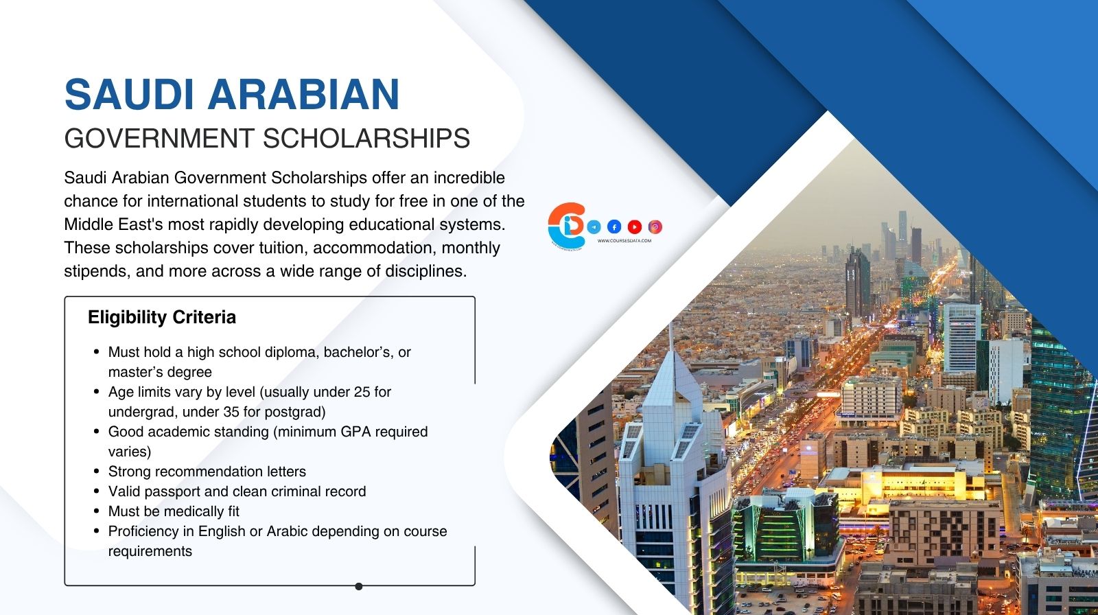 Saudi Arabian Government Scholarships