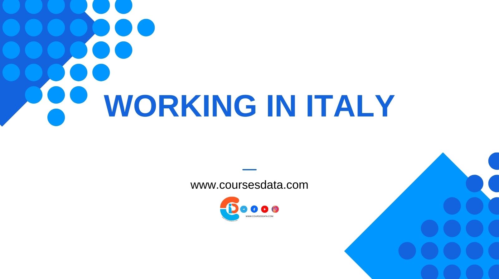 Working in Italy – The Italian job market