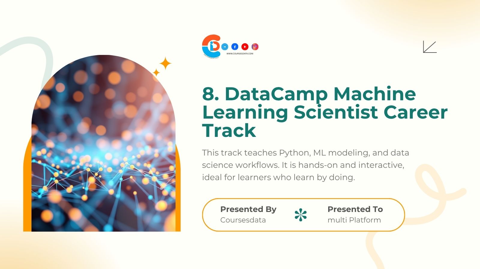 8. DataCamp Machine Learning Scientist Career Track