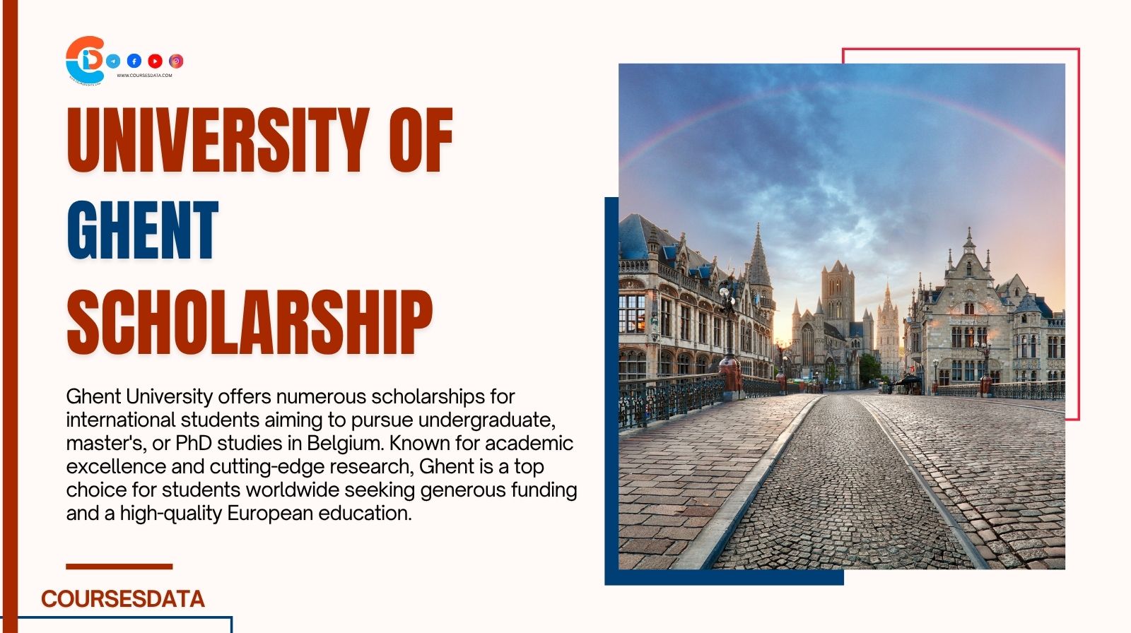 Ghent University Scholarship