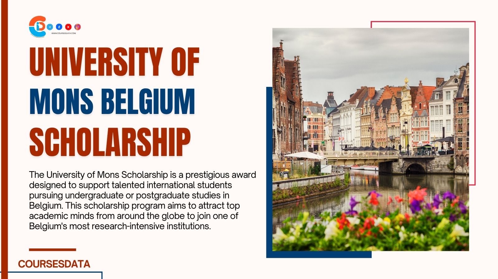 University of Mons Scholarship