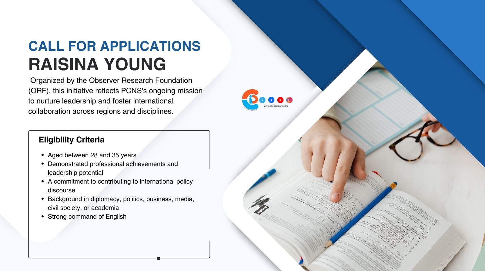 Call for Applications: Raisina Young Fellows Programme