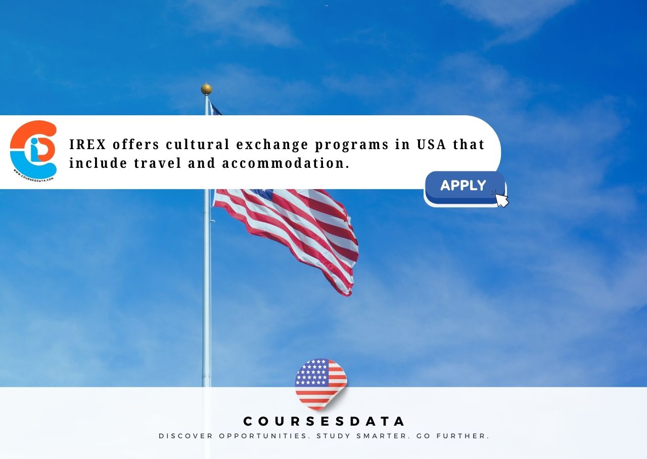 IREX offers cultural exchange programs that include travel and accommodation