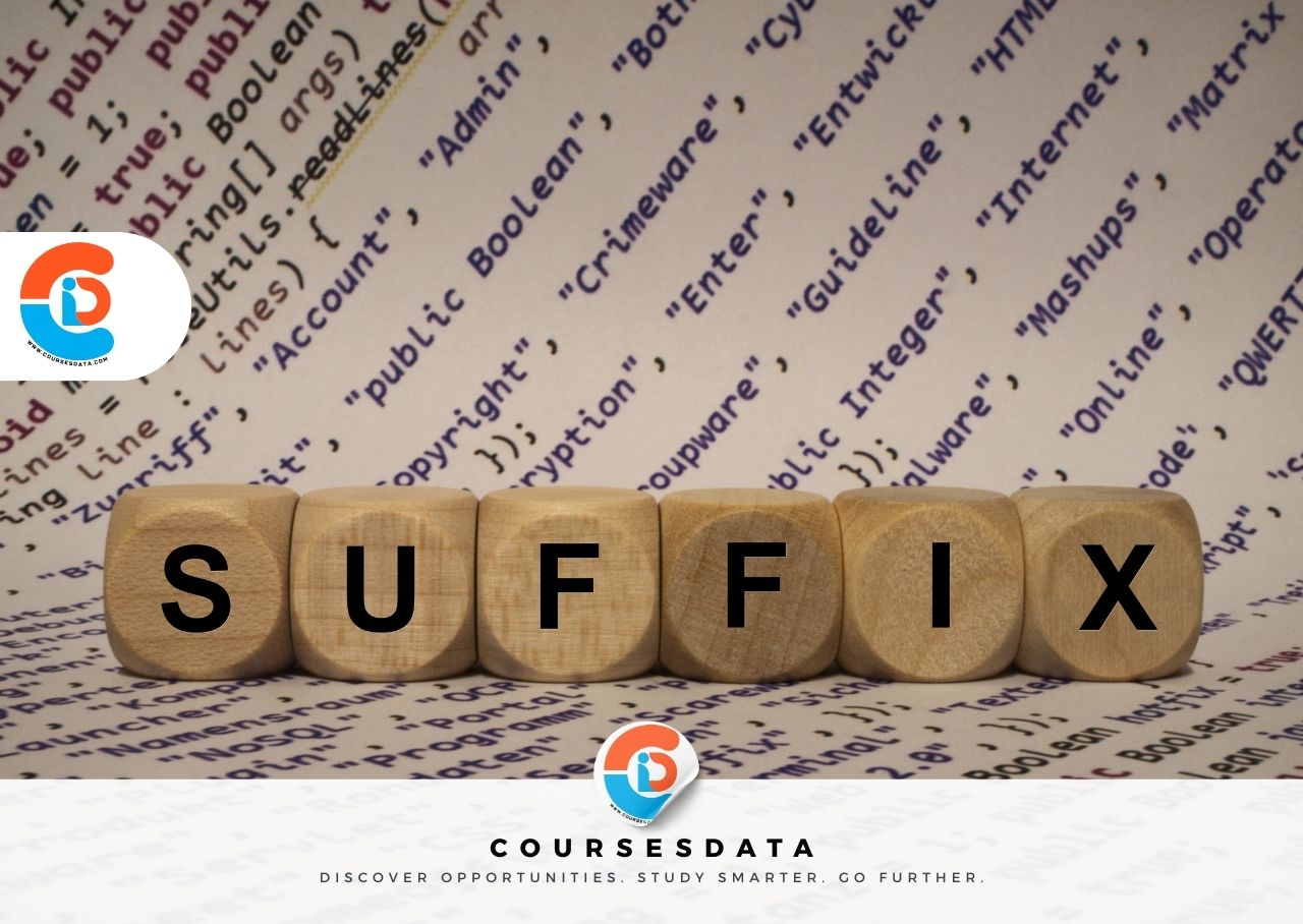 suffixes in English