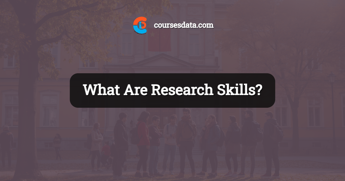 What Are Research Skills?